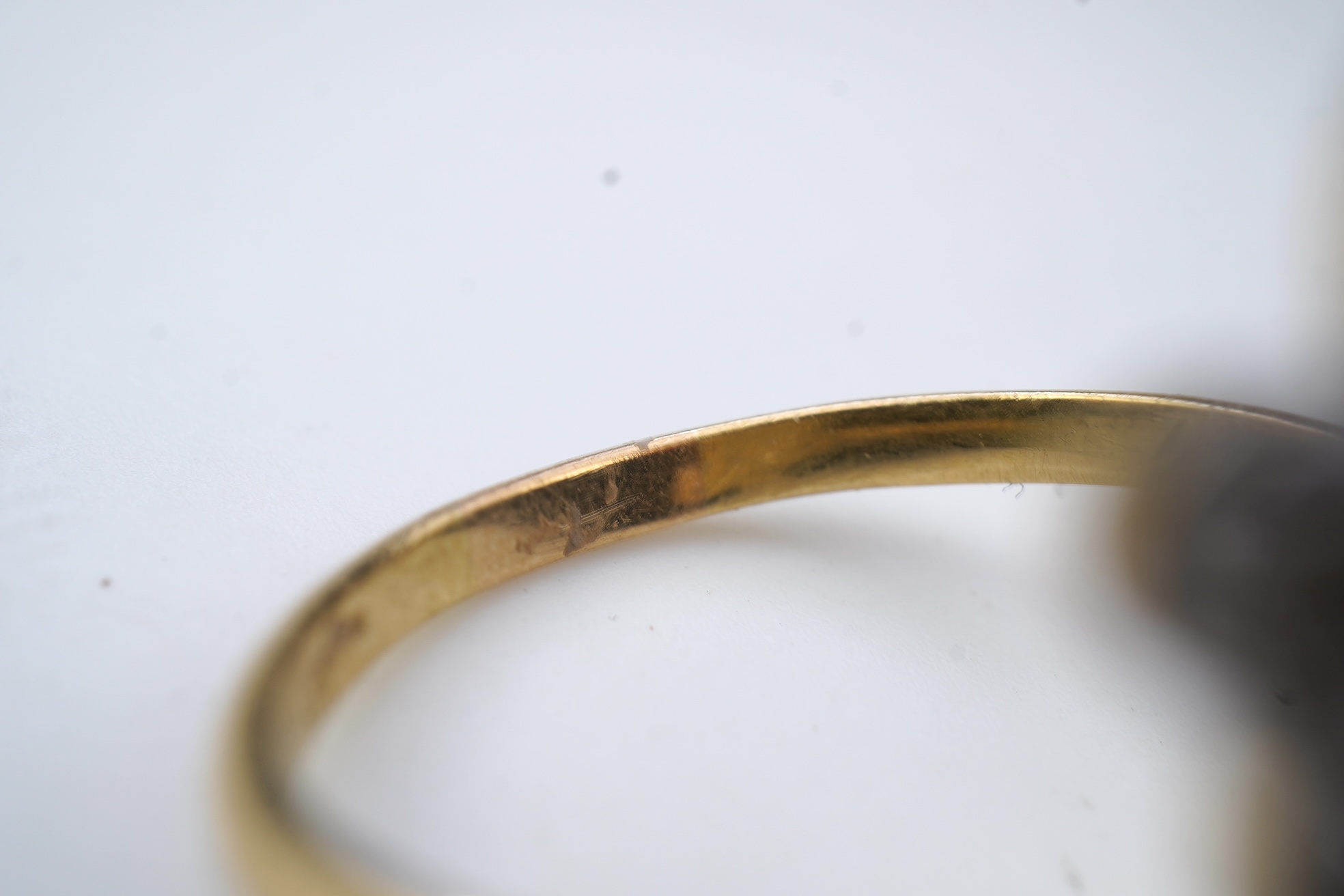 An Art Nouveau diamond ring, early 20th century